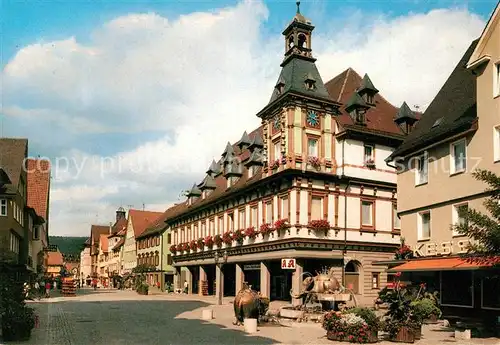 AK / Ansichtskarte Geislingen_Steige Fussgaengerzone in der Hauptstrasse Geislingen_Steige