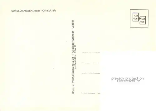 AK / Ansichtskarte Ellwangen_Jagst Schloss Panorama Ellwangen_Jagst