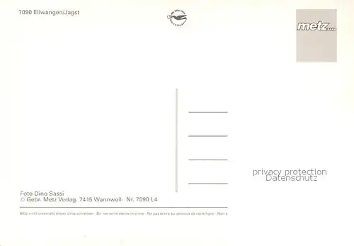 AK / Ansichtskarte Ellwangen_Jagst Kirche Arkaden Brunnen Ellwangen_Jagst