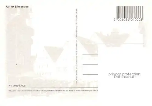 AK / Ansichtskarte Ellwangen_Jagst Kirche Panorama Ellwangen_Jagst