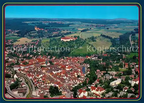 AK / Ansichtskarte Ellwangen_Jagst Fliegeraufnahme Ellwangen_Jagst