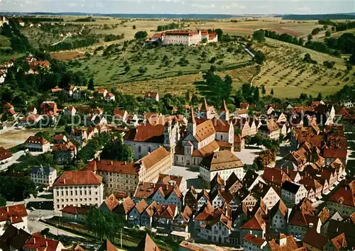 AK / Ansichtskarte Ellwangen_Jagst Fliegeraufnahme Ellwangen_Jagst