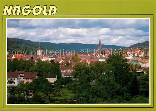 AK / Ansichtskarte Nagold Stadtansicht Nagold