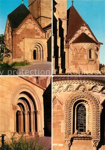 AK / Ansichtskarte Murrhardt Spaetrom Walterichskapelle Westseite mit Portal Ostseite mit Fenster Murrhardt