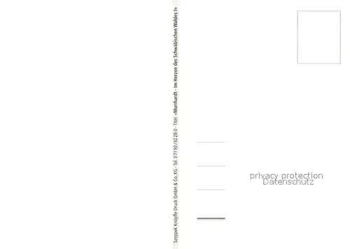 AK / Ansichtskarte Murrhardt Marktplatz Brunnen Feuersee Schloss Murrhardt