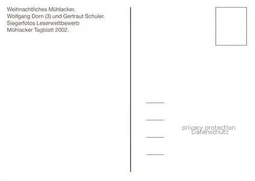 AK / Ansichtskarte Muehlacker Siegerfotos eines Leserwettbewerbs des Muehlacker Tageblatt Muehlacker