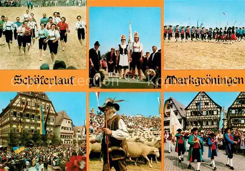 AK / Ansichtskarte Markgroeningen Schaeferlauf Details Markgroeningen