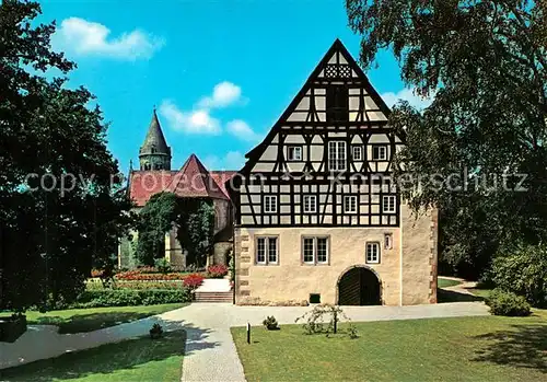 AK / Ansichtskarte Lorch_Wuerttemberg Roman Kloster Klosterhof Praelatur Lorch Wuerttemberg