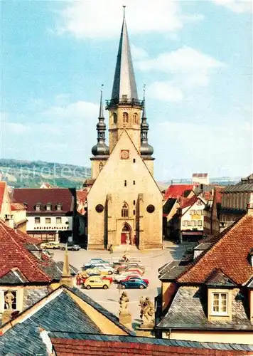 AK / Ansichtskarte Weikersheim Stadtkirche Weikersheim