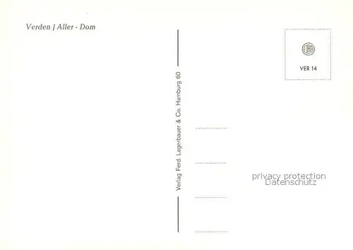 AK / Ansichtskarte Verden_Aller Dom Verden_Aller