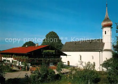 AK / Ansichtskarte Urschalling_Chiemsee Historische Kirche Urschalling Chiemsee