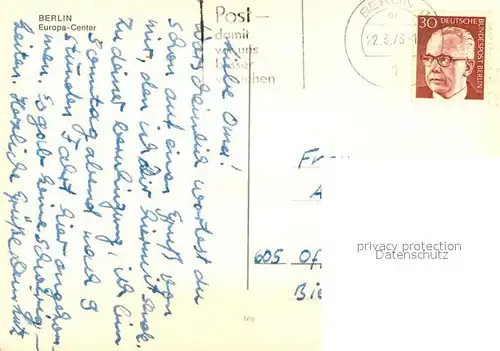 AK / Ansichtskarte Berlin Europa Center  Berlin