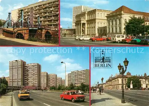 AK / Ansichtskarte Berlin Jungfernbruecke Palais Unter den Linden Operncafe Leipziger Strasse  Berlin