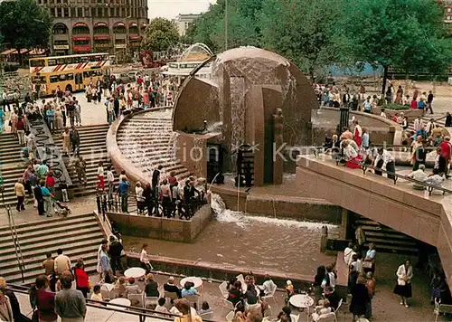 AK / Ansichtskarte Berlin Brunnen an der Gedaechtniskirche  Berlin