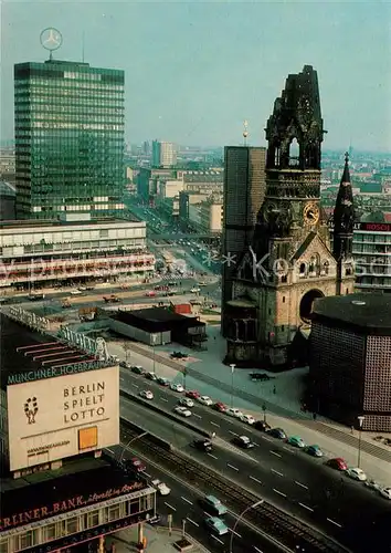 AK / Ansichtskarte Berlin Europa Center Kaiser Wilhelm Gedaechtniskirche Berlin