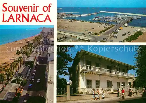 AK / Ansichtskarte Larnaca Finikoudes Marina Pierides Museum  Larnaca