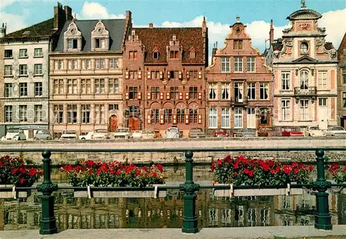 AK / Ansichtskarte Gent_Gand_Flandre Koornlei Quai aux Bles Gent_Gand_Flandre