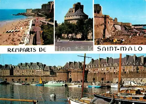 AK / Ansichtskarte Saint Malo_Ille et Vilaine_Bretagne Remparts Chateau Grande Porte Saint Malo_Ille et Vilaine