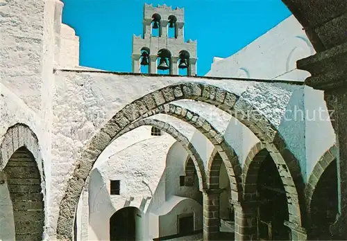 AK / Ansichtskarte Patmos_Sporaden_Dodekanes Klosterhof  Patmos_Sporaden_Dodekanes