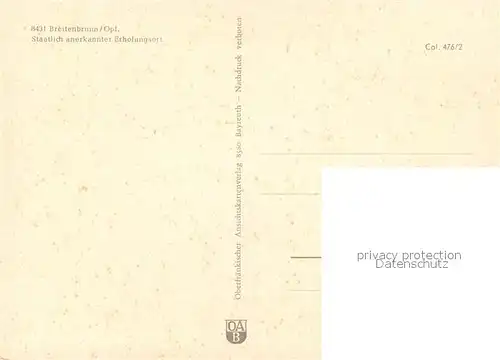 AK / Ansichtskarte Breitenbrunn_Oberpfalz_Neumarkt Gasthof Post Breitenbrunn_Oberpfalz