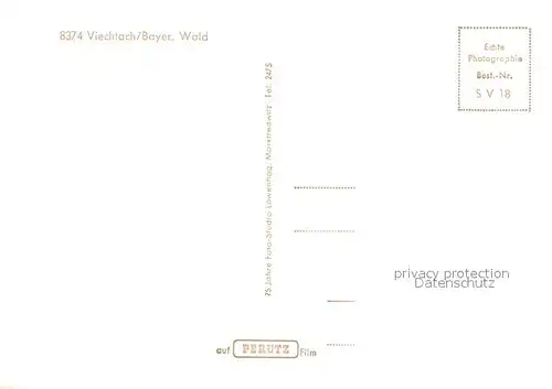 AK / Ansichtskarte Viechtach_Bayerischer_Wald  Viechtach_Bayerischer