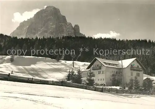 AK / Ansichtskarte Wolkenstein_Groeden Pension La Selva Wolkenstein_Groeden