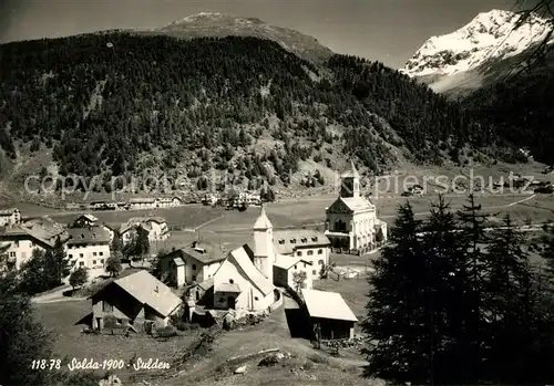 AK / Ansichtskarte Solda_Sulden  Solda Sulden