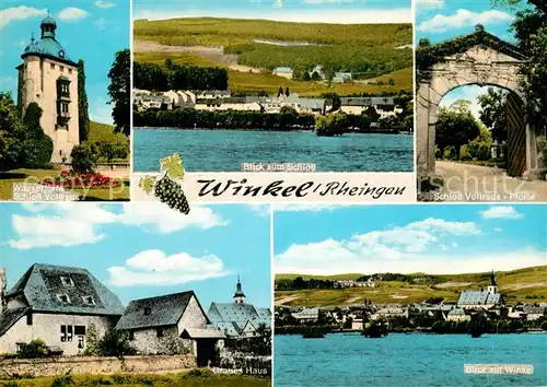 AK / Ansichtskarte Winkel_Oestrich Winkel Schloss Vollrads Wasserturm  Winkel_Oestrich Winkel