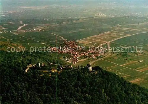 AK / Ansichtskarte Eschbach_Pfalz Fliegeraufnahme Madenburg Eschbach Pfalz