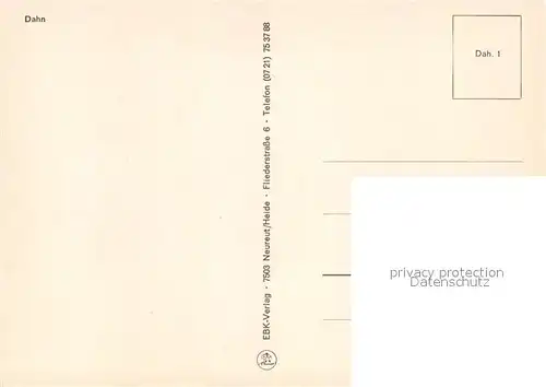 AK / Ansichtskarte Dahn  Dahn