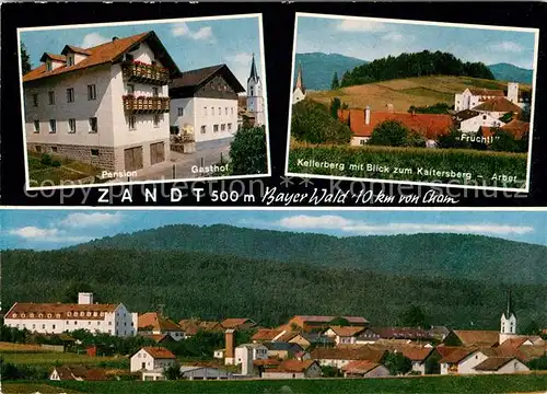 AK / Ansichtskarte Zandt_Oberpfalz Gasthof Fruechtl Kellerberg Kaitersberg Zandt Oberpfalz