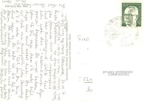 AK / Ansichtskarte Eging_See Fliegeraufnahme Eging_See