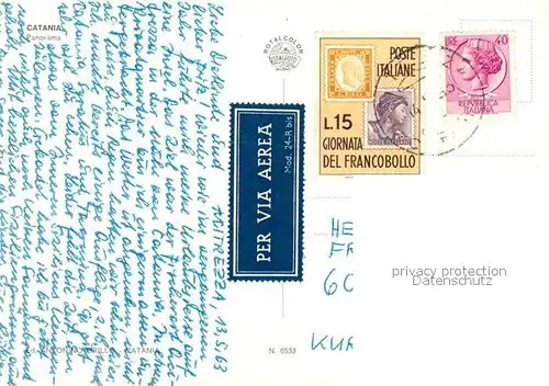 AK / Ansichtskarte Catania  Catania