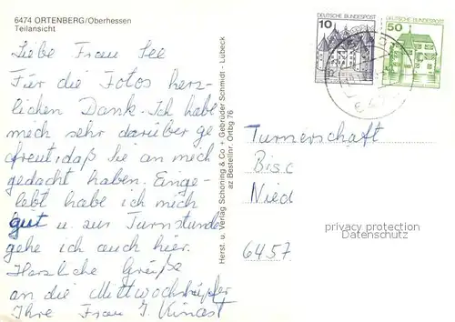 AK / Ansichtskarte Ortenberg_Hessen  Ortenberg Hessen