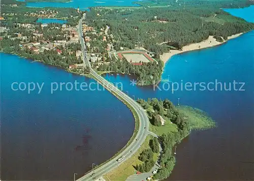 AK / Ansichtskarte Sotkamo Fliegeraufnahme Hotelli Tulikettu 