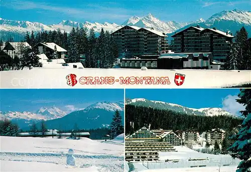 AK / Ansichtskarte Crans Montana  Crans Montana