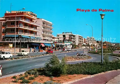 AK / Ansichtskarte Playa_de_Palma Strassenpartie Playa_de_Palma