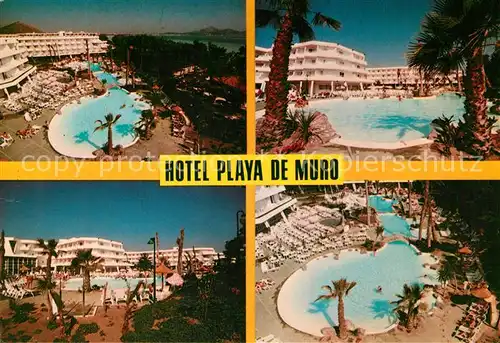 AK / Ansichtskarte Mallorca Hotel Playa de Muro Pool Mallorca