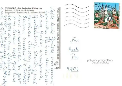 AK / Ansichtskarte Stolberg_Harz Saigerturm Schloss Kirche Stolberg Harz
