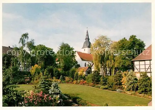 AK / Ansichtskarte Levern 1000 Jahr Kirchenpartie Naturpark Duemmer Levern