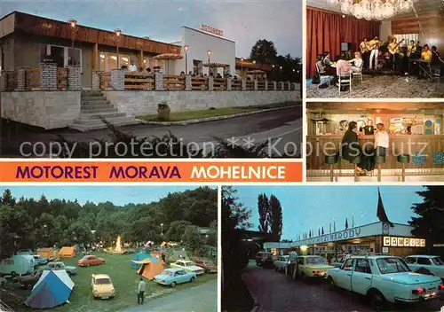 AK / Ansichtskarte Mohelnice Autocamping Morava Restaurant Mohelnice