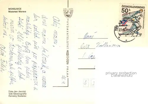 AK / Ansichtskarte Mohelnice Autocamping Morava Restaurant Mohelnice