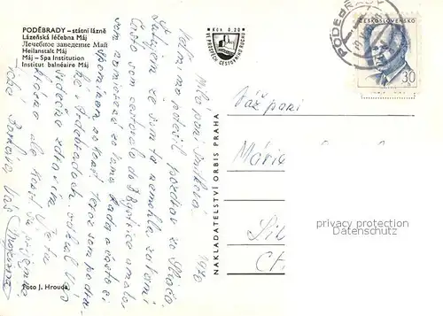 AK / Ansichtskarte Podebrady Sanatorium Podebrady