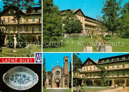 AK / Ansichtskarte Dubi Sanatorium Kirche Dubi