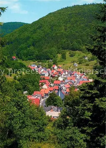 AK / Ansichtskarte Giessuebel_Schleusegrund Panorama Blick vom Holzberg Giessuebel_Schleusegrund