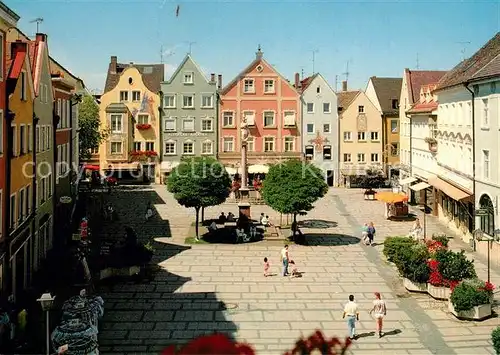 AK / Ansichtskarte Weilheim_Oberbayern Marienplatz Weilheim Oberbayern