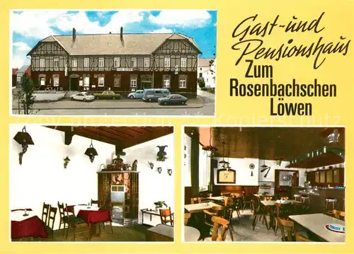 AK / Ansichtskarte Eckweisbach Gasthaus zum Rosenbachschen Loewen Eckweisbach