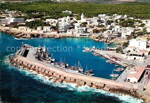 AK / Ansichtskarte Cala_Ratjada_Mallorca Fliegeraufnahme Hafen Cala_Ratjada_Mallorca