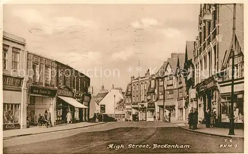 AK / Ansichtskarte Beckenham High Street Beckenham
