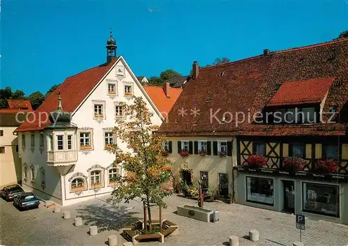 AK / Ansichtskarte Graefenberg_Oberfranken Marktplatz Rathaus Graefenberg Oberfranken